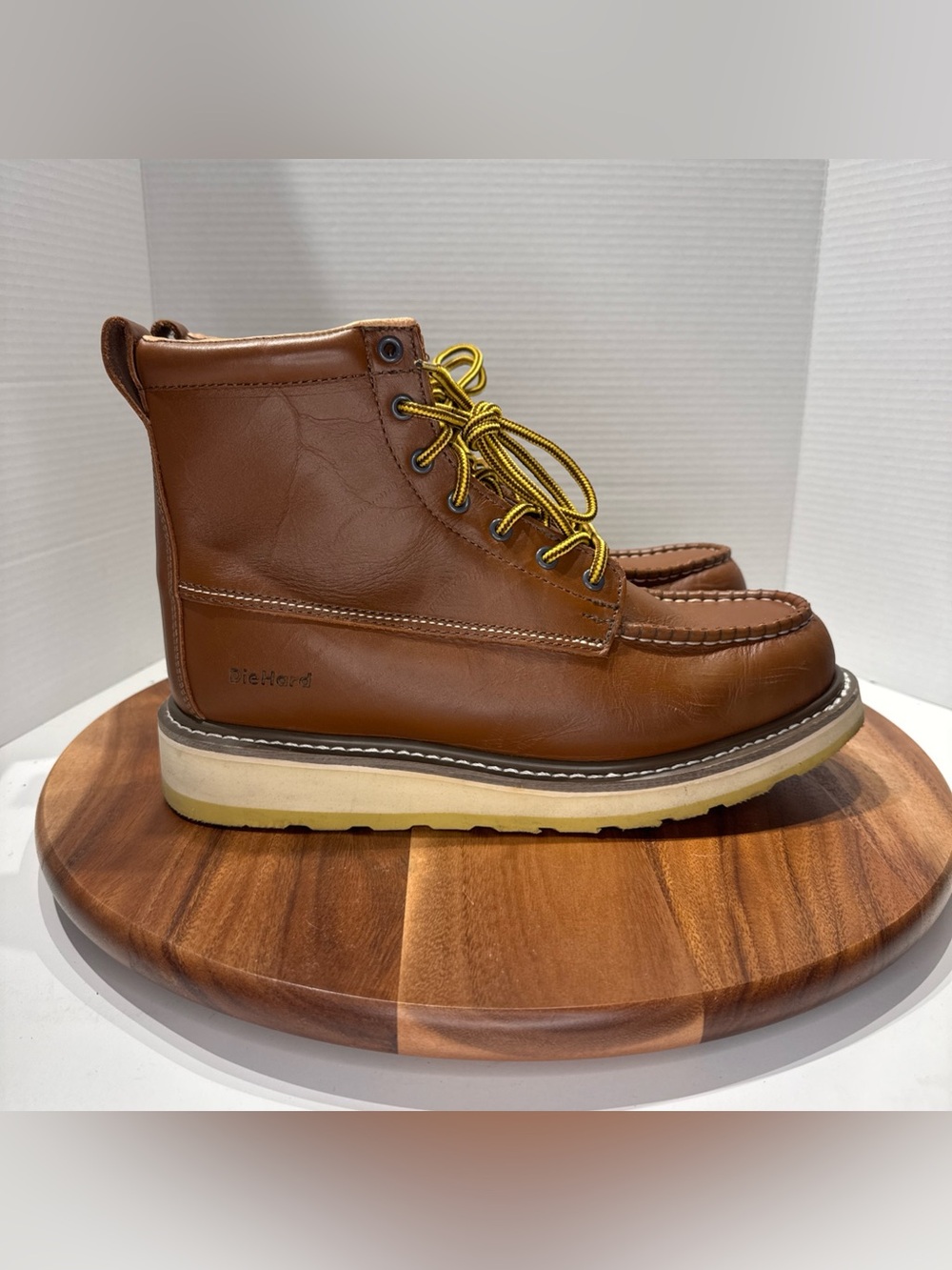 DieHard SureTrack Brown Leather Work Boots Men’s Size 12D